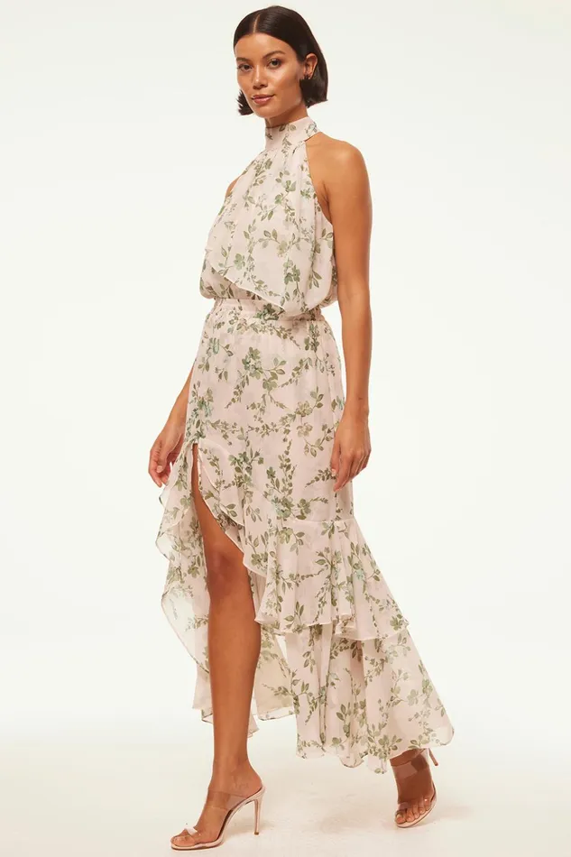 MISA Los Angeles SEVA SKIRT White Sage Botanica Women Skirts and Shorts