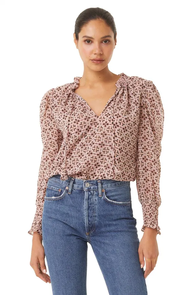 MISA Los Angeles SIENA TOP Warm Winter Tile Women Tops