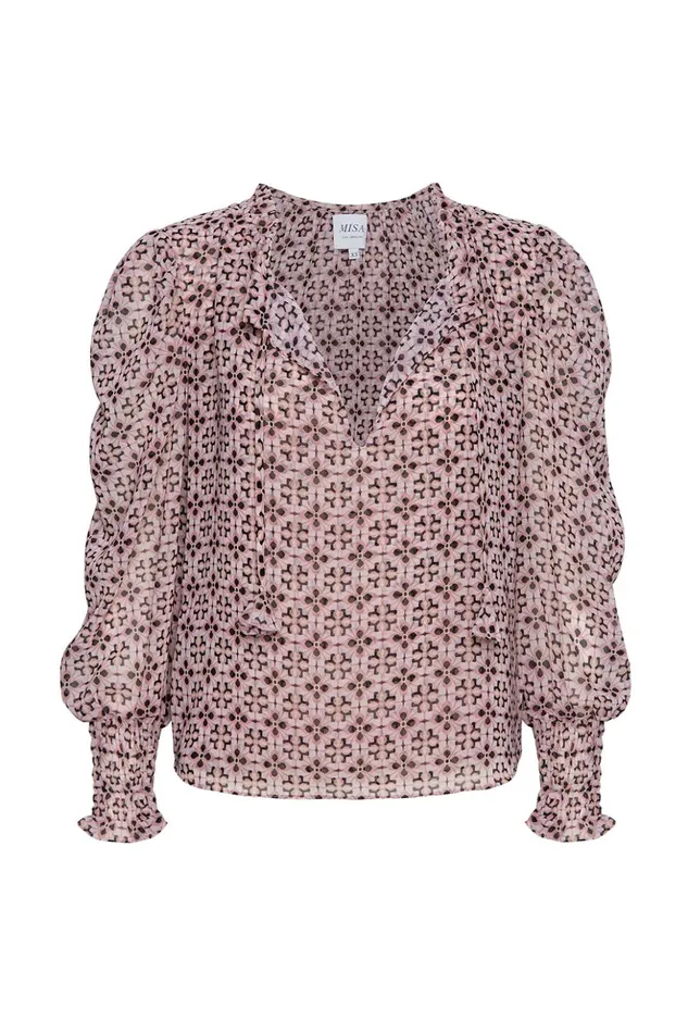 MISA Los Angeles SIENA TOP Warm Winter Tile Women Tops