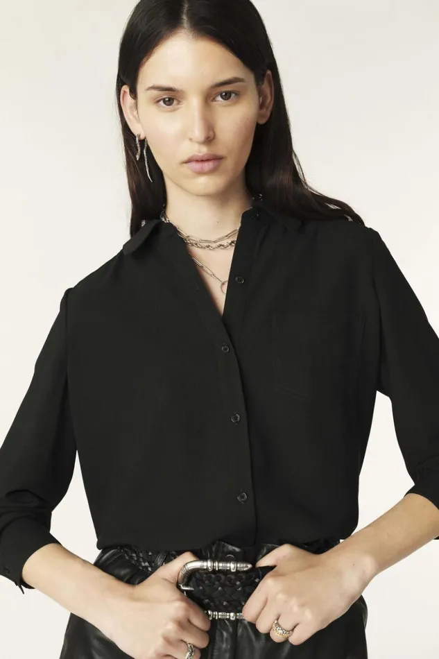 MonicaLoose Buttoned Shirt Clothing Baandsh Tops and Shirts