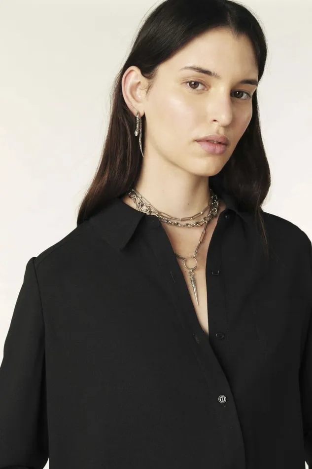 MonicaLoose Buttoned Shirt Clothing Baandsh Tops and Shirts