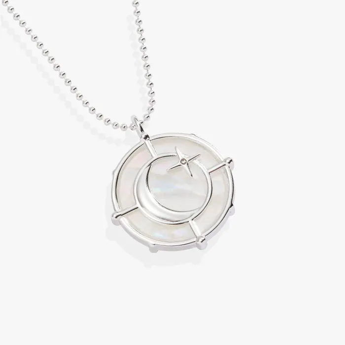 Necklaces Women Alex And Ani Capricorn Zodiac DoubleSided Charm Necklace Silver