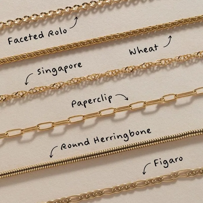 Necklaces Women Alex And Ani Faceted Rolo Charm and Layering Necklace Stainless Steel Gold