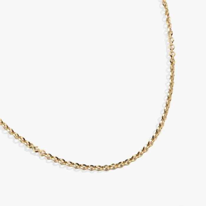 Necklaces Women Alex And Ani Faceted Rolo Charm and Layering Necklace Stainless Steel Gold