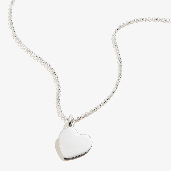 Necklaces Women Alex And Ani Heart Charm Necklace 21039039 Silver
