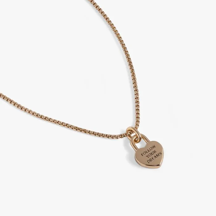 Necklaces Women Alex And Ani Heart Lock 039Follow Your Dreams039 Necklace Gold