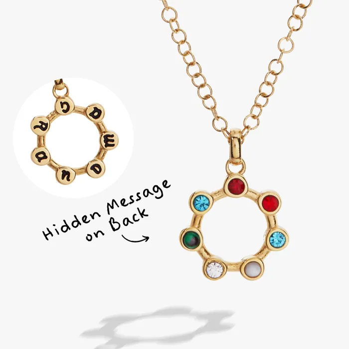 Necklaces Women Alex And Ani Hidden Message 039Grandma039 Crystal Necklace Stainless Steel Gold Necklaces Women Alex And Ani Hidden Message 039Grandma039 Crystal Necklace Stainless Steel Gold