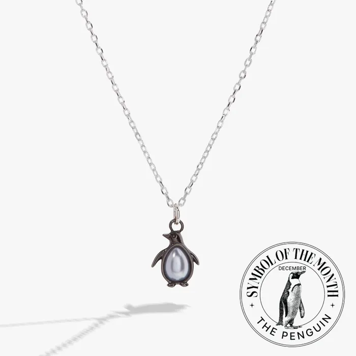 Necklaces Women Alex And Ani Penguin Pendant Necklace Two Tone