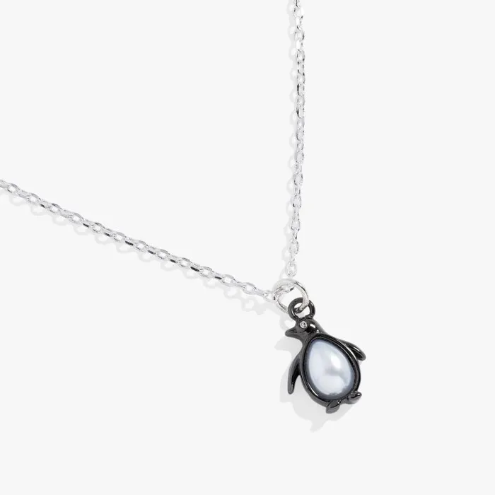 Necklaces Women Alex And Ani Penguin Pendant Necklace Two Tone