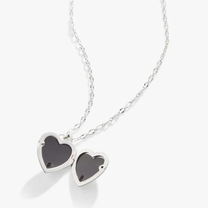 Necklaces Women Alex And Ani Textured Heart Locket Necklace Silver