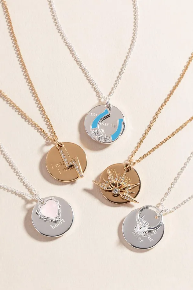 Necklaces Women Alex And Ani The Sun Will Rise Duo Charm Pendant Necklace Gold