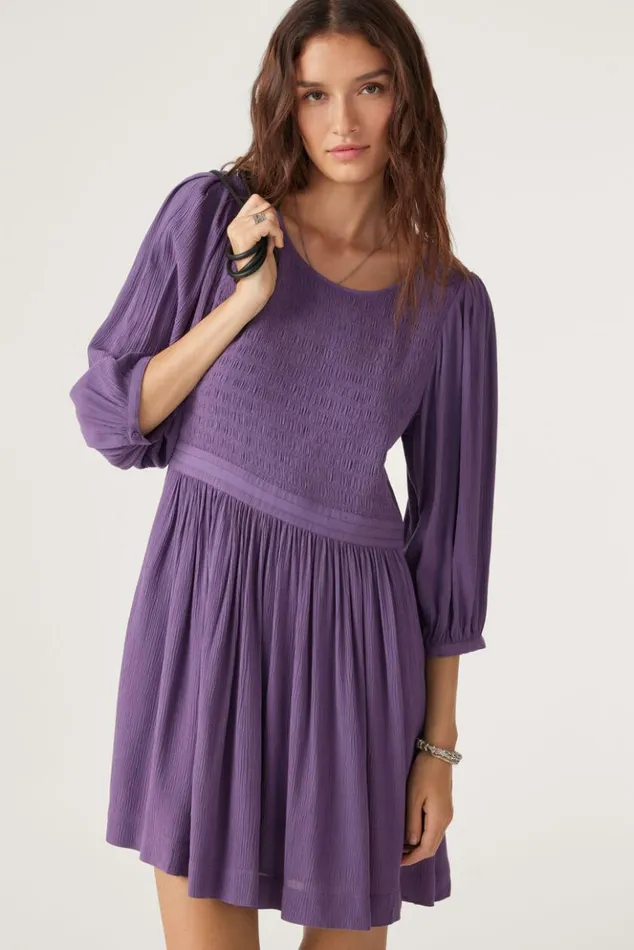 NedaShort Smocked Dress Clothing Baandsh Dresses