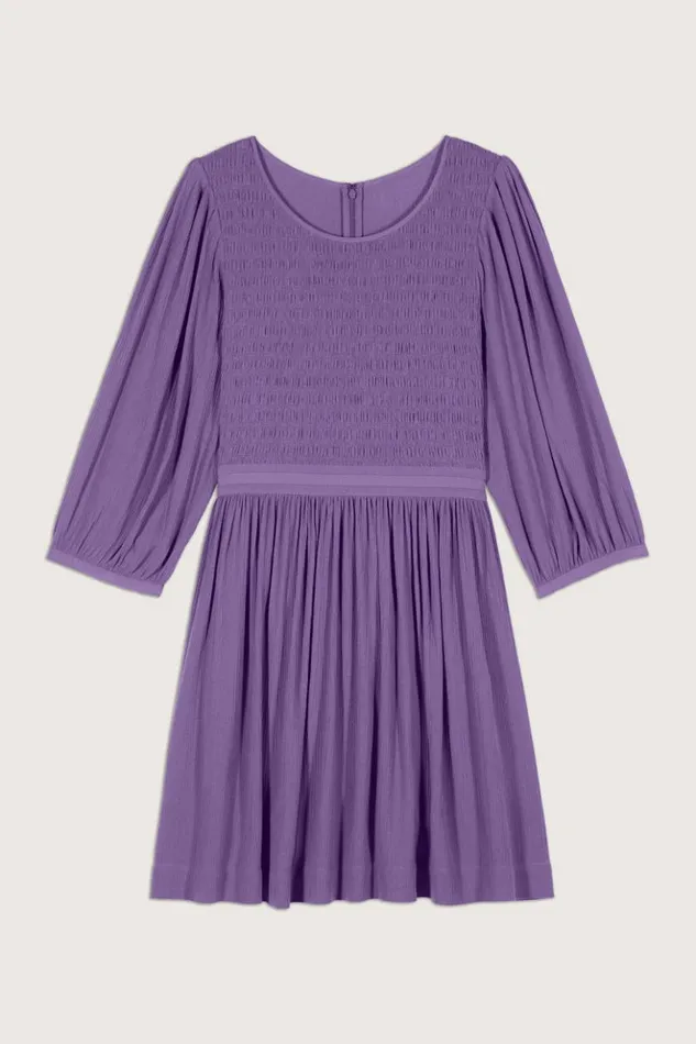 NedaShort Smocked Dress Clothing Baandsh Dresses