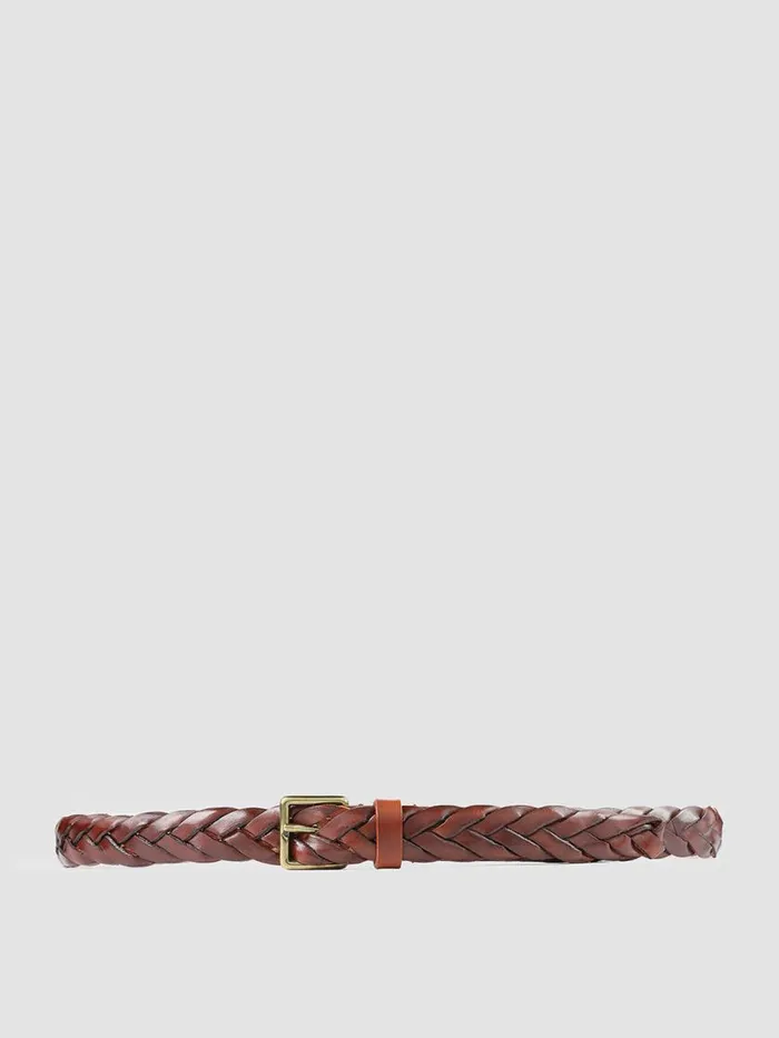 Officine Creative Belts OC STRIP 20 Bruciato Brown Leather Belt 8211 WomenMen Officine Creative Belts OC STRIP 20 Bruciato Brown Leather Belt 8211 WomenMen