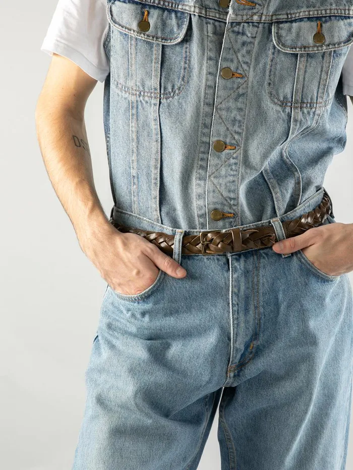 Officine Creative Belts OC STRIP 20 Bruciato Brown Leather Belt 8211 WomenMen Officine Creative Belts OC STRIP 20 Bruciato Brown Leather Belt 8211 WomenMen