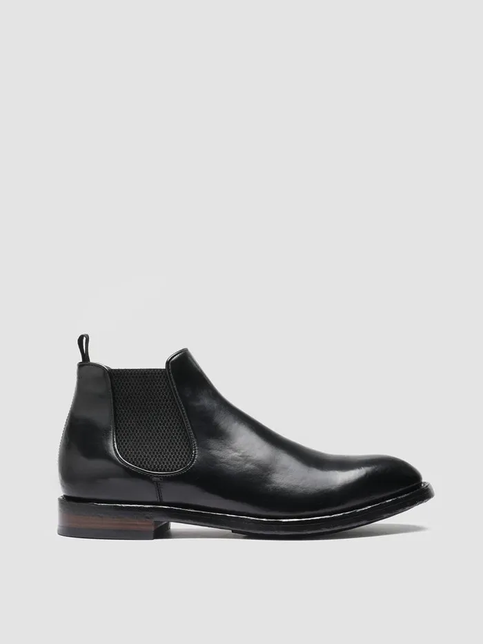 Officine Creative Boots and Ankle Boots TEMPLE 008 Nero Black Leather Chelsea Boots 8211 Men Officine Creative Boots and Ankle Boots TEMPLE 008 Nero Black Leather Chelsea Boots 8211 Men