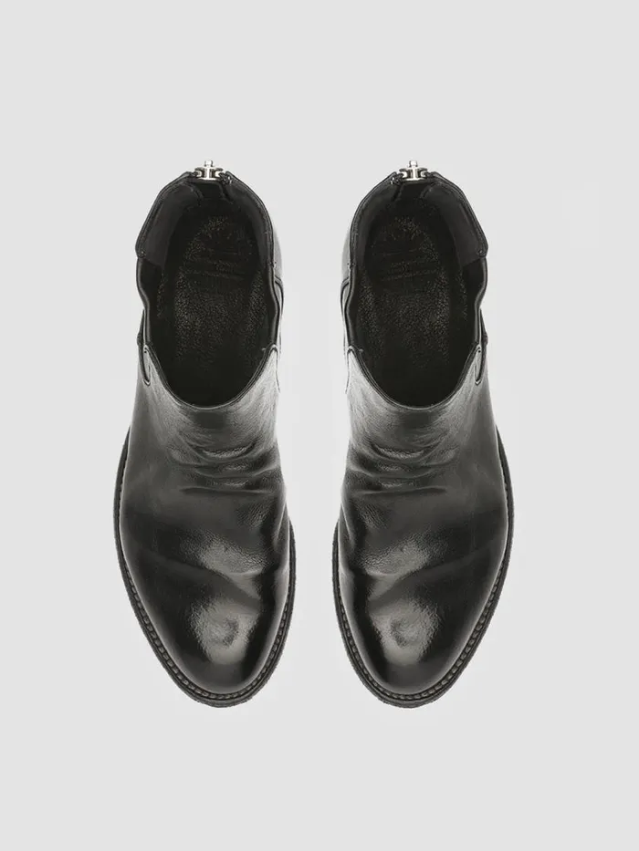 Officine Creative Boots and Booties LEXIKON 528 Nero Black Leather Booties 8211 Women
