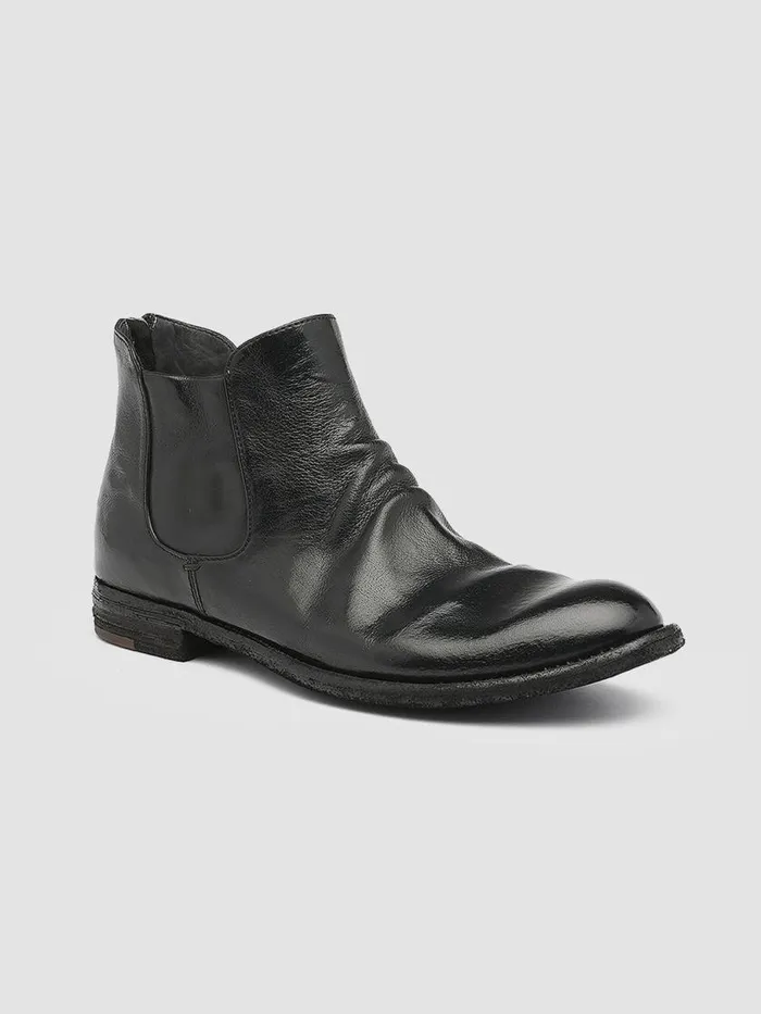 Officine Creative Boots and Booties LEXIKON 528 Nero Black Leather Booties 8211 Women