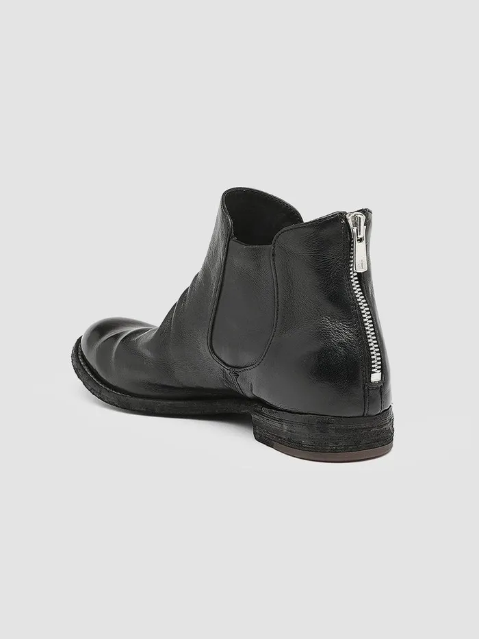 Officine Creative Boots and Booties LEXIKON 528 Nero Black Leather Booties 8211 Women