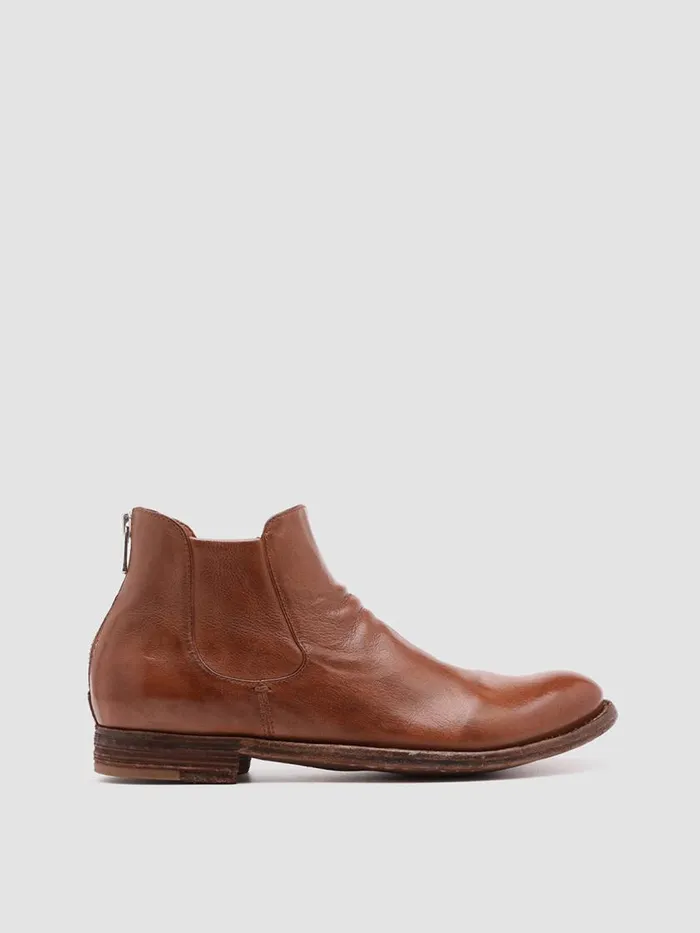 Officine Creative Boots and Booties LEXIKON 528 Vecchio Sughero Brown Leather Booties 8211 Women Officine Creative Boots and Booties LEXIKON 528 Vecchio Sughero Brown Leather Booties 8211 Women