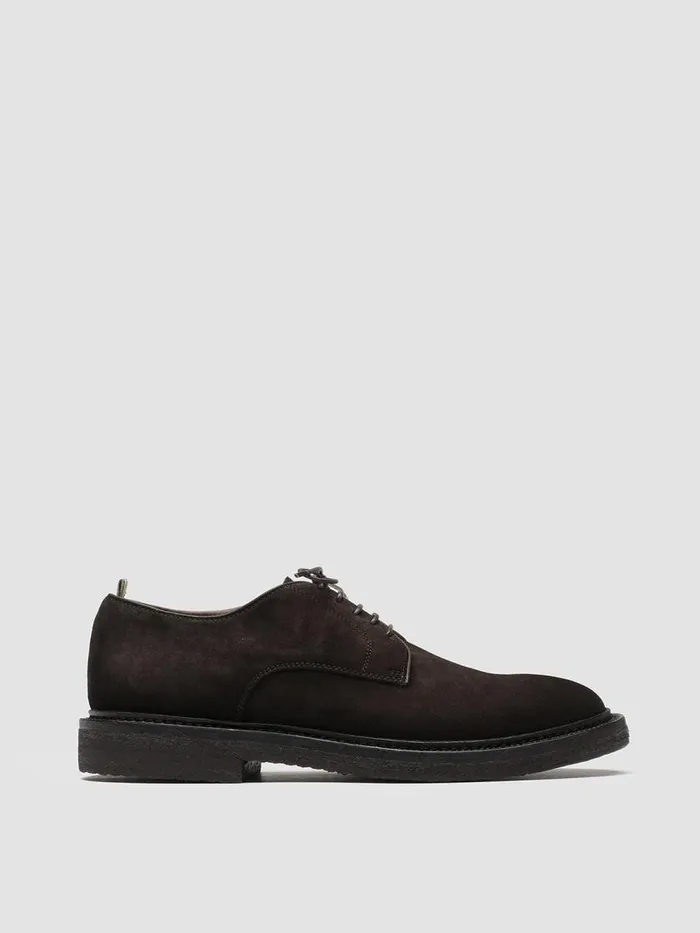 Officine Creative Derbies and Oxfords HOPKINS CREPE 110 Chocolate Brown Suede Derby Shoes 8211 Men Officine Creative Derbies and Oxfords HOPKINS CREPE 110 Chocolate Brown Suede Derby Shoes 8211 Men