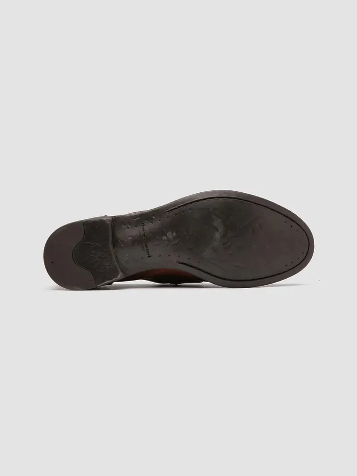 Officine Creative Loafers ARC 509 Cigar Brown Leather Penny Loafers 8211 Men