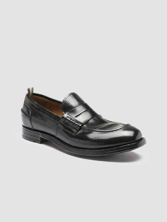 Officine Creative Loafers BALANCE 011 Nero Black Leather Penny Loafers 8211 Men Officine Creative Loafers BALANCE 011 Nero Black Leather Penny Loafers 8211 Men