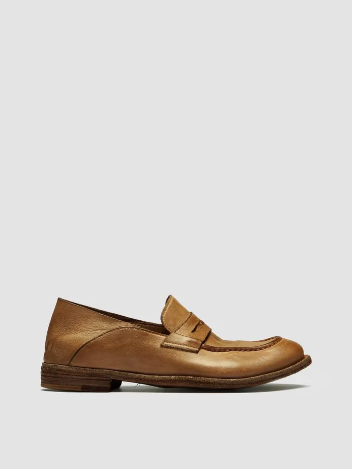 Officine Creative Loafers LEXIKON 516 Vecchio Sughero Brown Leather Loafers 8211 Women Officine Creative Loafers LEXIKON 516 Vecchio Sughero Brown Leather Loafers 8211 Women