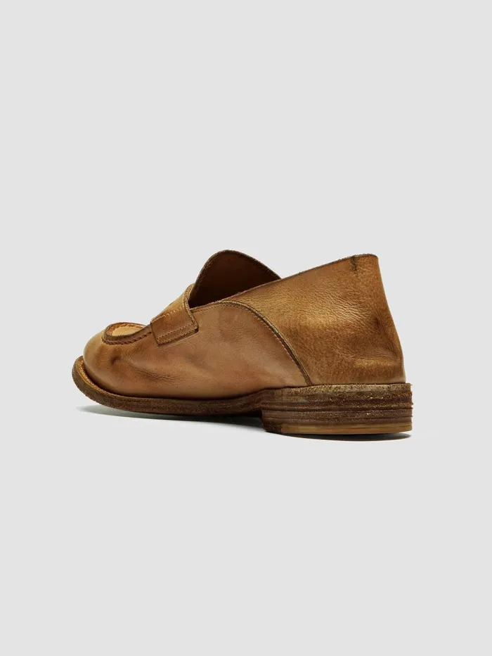 Officine Creative Loafers LEXIKON 516 Vecchio Sughero Brown Leather Loafers 8211 Women Officine Creative Loafers LEXIKON 516 Vecchio Sughero Brown Leather Loafers 8211 Women
