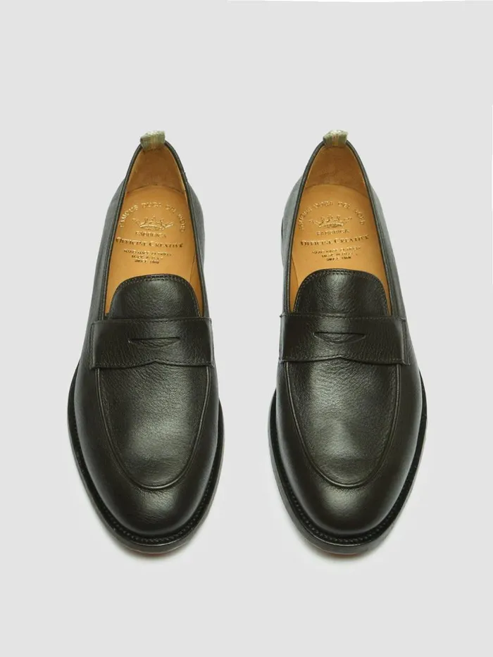Officine Creative Loafers OPERA 001 Ebano Brown Leather Penny Loafers 8211 Men