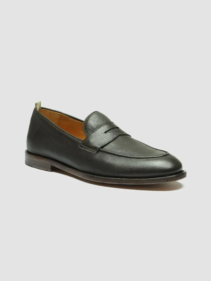 Officine Creative Loafers OPERA 001 Ebano Brown Leather Penny Loafers 8211 Men