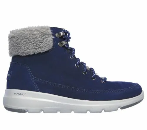 OntheGO Glacial Ultra 8211 Woodlands Navy Gray Women SKECHERS Lace Up