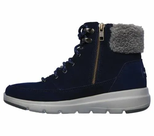 OntheGO Glacial Ultra 8211 Woodlands Navy Gray Women SKECHERS Lace Up