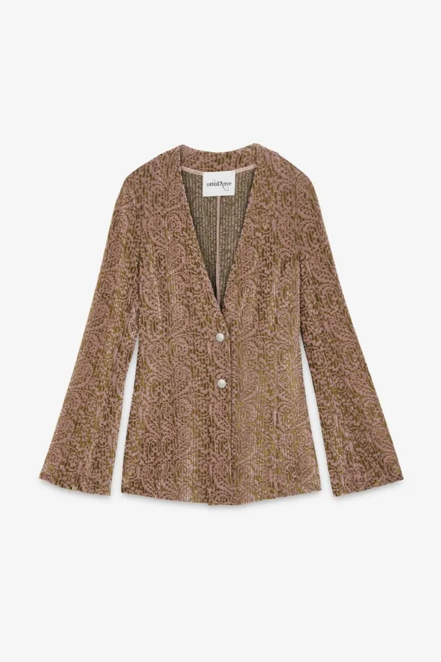 Ottod039Ame Chenille Jacket Women Blazers and Jackets