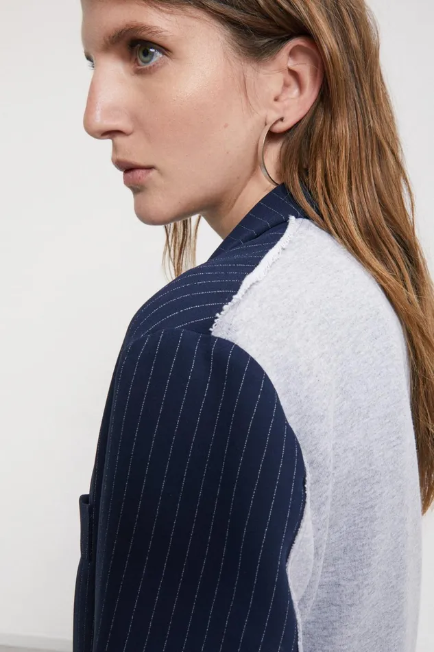 Ottod039Ame Jacket Made With A Twofabric Women Blazers and Jackets