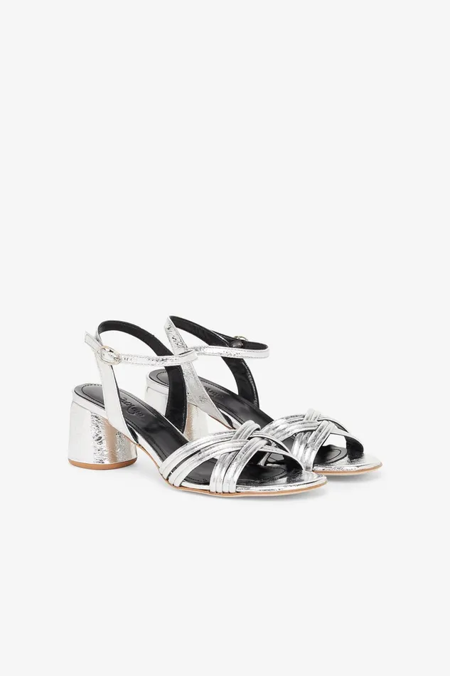 Ottod039Ame Leather Sandals With Medium Heel Women Shoes