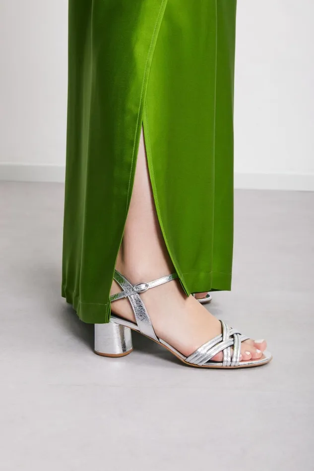 Ottod039Ame Leather Sandals With Medium Heel Women Shoes