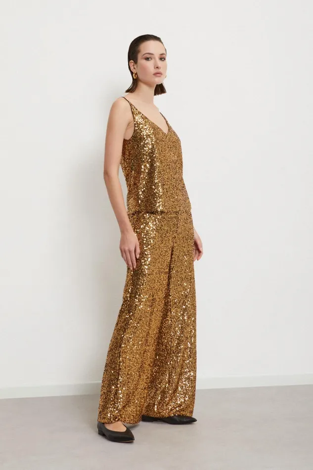 Ottod039Ame Palazzo Trousers With Sequins Women Trousers