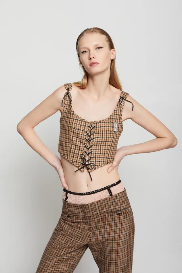 Ottod039Ame Tartan Top Women Top