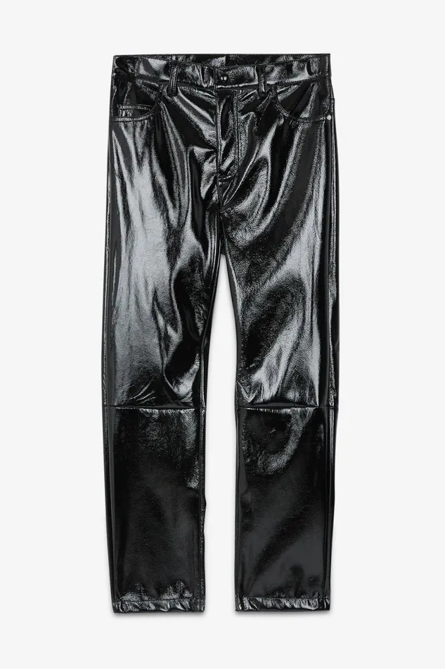 Ottod039Ame Trousers Vinyl Effect Women Trousers