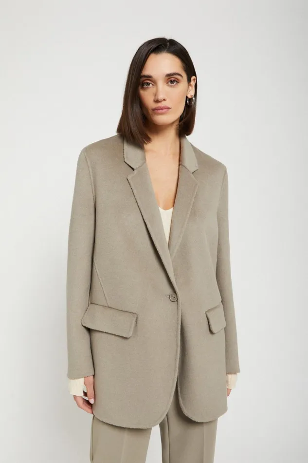 Ottod039Ame Woolblend Blazer Women Blazers and Jackets