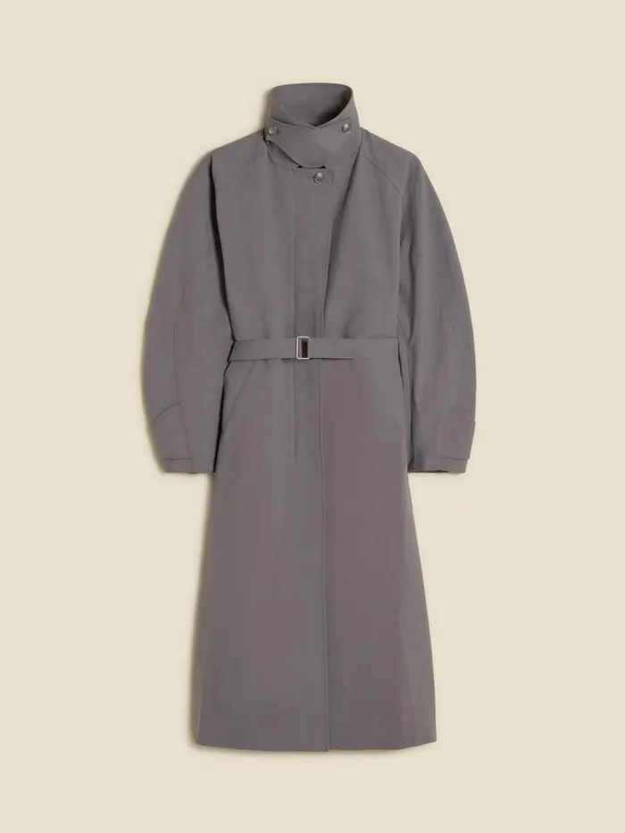 Outerwear Women Holzweiler Elsa Trench Coat Dk Grey