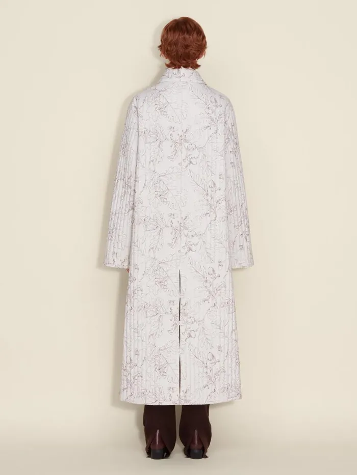 Outerwear Women Holzweiler Loma Quilt Coat Ecru Mix