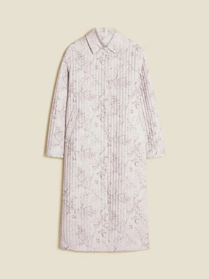 Outerwear Women Holzweiler Loma Quilt Coat Ecru Mix