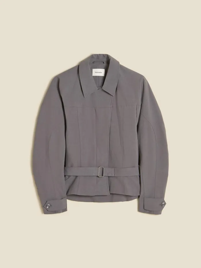 Outerwear Women Holzweiler Sousha Blouson Jacket Dk Grey