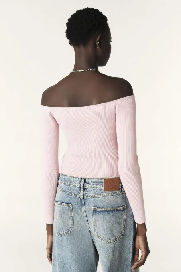 OwaisOffTheShoulder Sweater Clothing Baandsh Sweaters and Cardigans