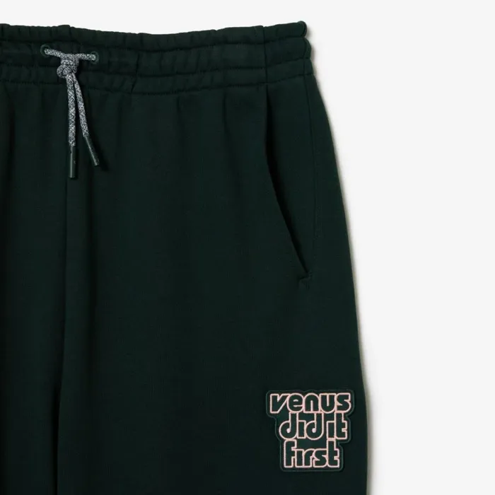 Pants and Leggings Women Lacoste Lacoste X EleVen By Venus Sweatpants Dark Green Hce