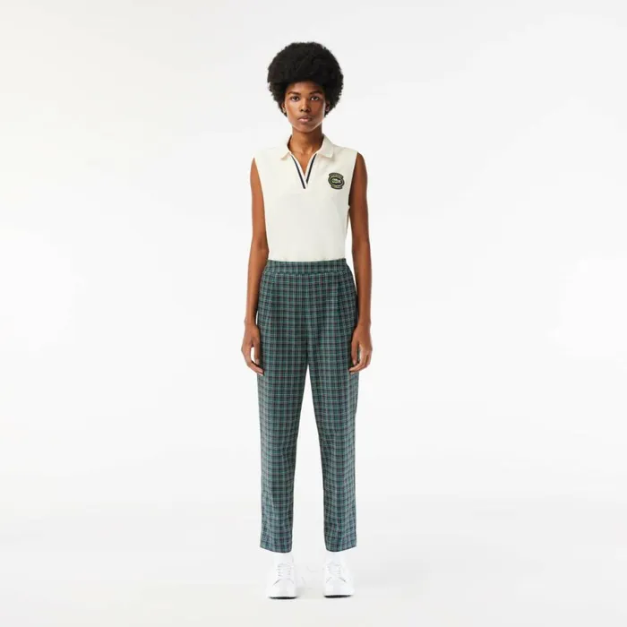 Pants and Leggings Women Lacoste Women039s 78 Length Stretch Twill Golf Pants Navy Blue White Qrn Pants and Leggings Women Lacoste Women039s 78 Length Stretch Twill Golf Pants Navy Blue White Qrn