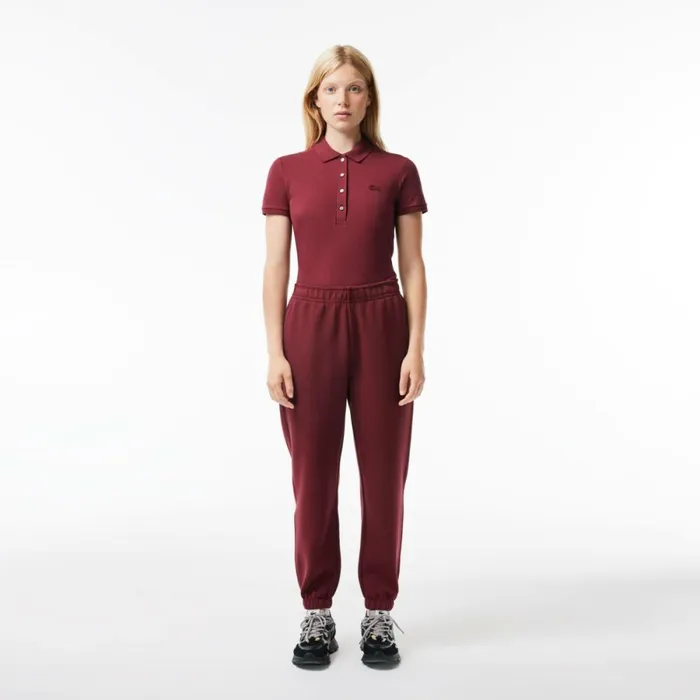 Pants and Leggings Women Lacoste Womens Blended Cotton Sweatpants Bordeaux Yup Pants and Leggings Women Lacoste Womens Blended Cotton Sweatpants Bordeaux Yup