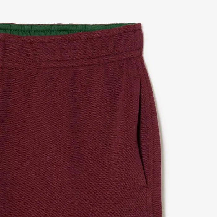 Pants and Leggings Women Lacoste Womens Blended Cotton Sweatpants Bordeaux Yup